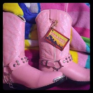 Pink Durango cowboy boots